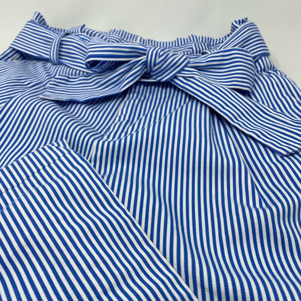 Banana Republic Pant Sz 0 Wide Leg Crop Stripe